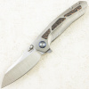 Нож Remette Kestrel, Satin, S35VN, Titanium Gray/Carbon Fiber Handle, RTPO-C Нож Remette Kestrel, Satin, S35VN, Titanium Gray/Carbon Fiber Handle, RTPO-C
