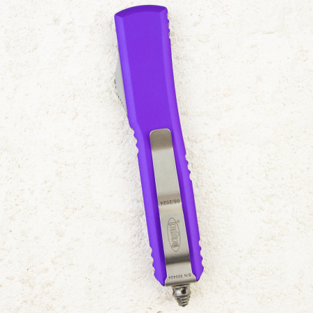 Нож Microtech Ultratech Tanto, Stonewash, M390, Aluminum Purple, 123-10 PU