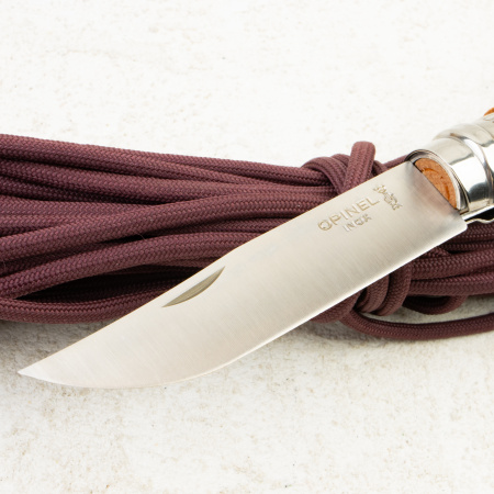 Нож Opinel №8 Trekking, XC90, Beech Wood, Кожаный чехол, 1089