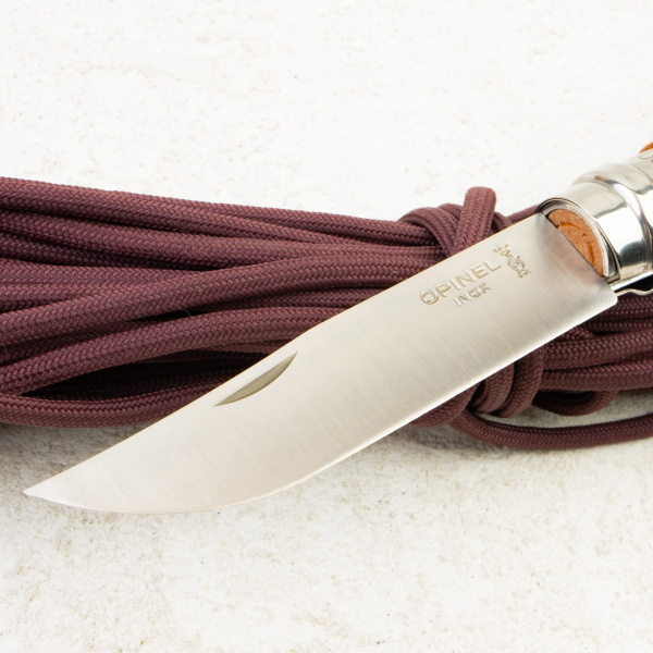 Нож Opinel №8 Trekking, XC90, Beech Wood, Кожаный чехол, 1089