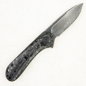 Нож CIVIVI Elementum, Damascus, Shredded Carbon Fiber Black / Silver, C907C-DS2 - складной туристические ножи из стали Нож CIVIVI Elementum, Damascus, Shredded Carbon Fiber Black / Silver, C907C-DS2 - складной туристические ножи из стали