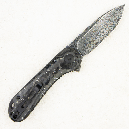 Нож CIVIVI Elementum, Damascus, Shredded Carbon Fiber Black / Silver, C907C-DS2 - купить в интернет-магазине Blademan
