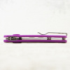 Нож QSP Penguin V2 Glyde Lock, Stonewash-Satin, 14C28N, FRN Purple Handle, QS130GL-E1 Нож QSP Penguin V2 Glyde Lock, Stonewash-Satin, 14C28N, FRN Purple Handle, QS130GL-E1