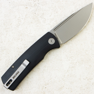 Нож Petrified Fish Beluga, K110, Sandblasting, G10 Black Handle, PFP01D Нож Petrified Fish Beluga, K110, Sandblasting, G10 Black Handle, PFP01D