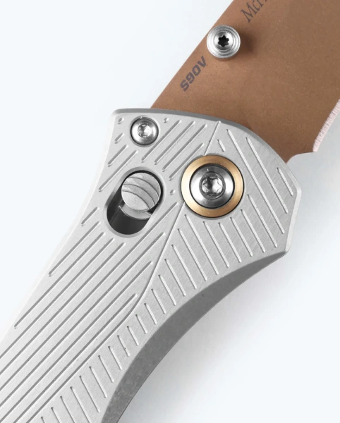 Нож Benchmade SEVEN|TEN, S90V, Gray Aluminum Handle, 710FE-24