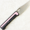 Нож NOC Knives MT-30, M390, DLC Stainless Steel Handle with G10 Pink Inlay, MT-3011