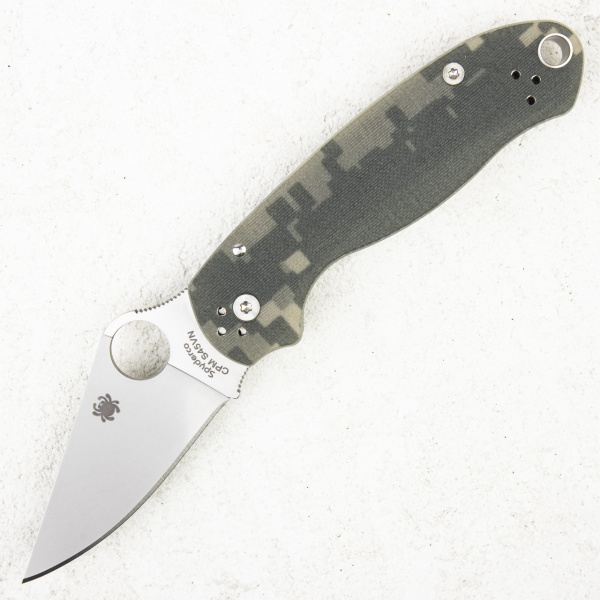 Нож Spyderco Paramilitary 3, CPM S45VN, G10 Digital Camo, C223GPCMO