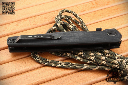 Mr.Blade Pike, D2 Black Stonewash, G10 Black - купить в интернет-магазине Blademan