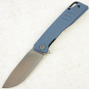 Нож Petrified Fish Loco, D2, Satin, G10 Blue Handle, PFB02BS
