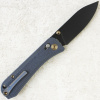 Нож WE Knife Bougie Banter, Black Stonewashed, CPM S45VN, Titanium Blue Handle, WE24009-1 Нож WE Knife Bougie Banter, Black Stonewashed, CPM S45VN, Titanium Blue Handle, WE24009-1