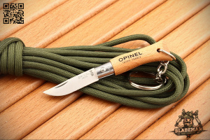 Нож-брелок Opinel №2, Нержавеющая сталь, Бук - складной туристические ножи из стали