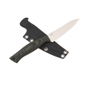 Нож овощной OWL S100 F, N690 Cryo, G10 Black/Olive, Kydex