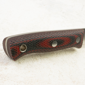 Нож Южный Крест ЯГД, Elmax, Convex, Micarta Black/Red, Насечка Нож Южный Крест ЯГД, Elmax, Convex, Micarta Black/Red, Насечка