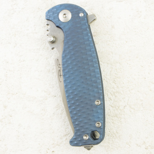 Нож DPX Gear HEST/F 3.0 Leggaro, M390, 3D Titanium Blue Handle, DPHSF010