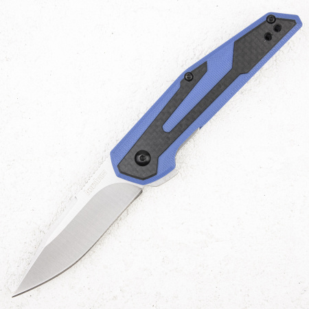 Нож Kershaw Fraxion, Satin, G10/Carbon Blue