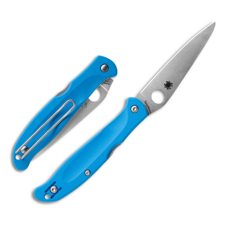 Нож Spyderco Charisma, синяя FRN, C259PBL — фото 6