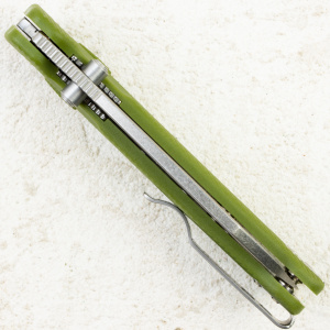 Нож QSP Penguin V2 Glyde Lock, Stonewash-Satin, 14C28N, FRN OD Green Handle, QS130GL-B1 Нож QSP Penguin V2 Glyde Lock, Stonewash-Satin, 14C28N, FRN OD Green Handle, QS130GL-B1