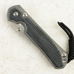 Нож Chris Reeve Small Sebenza 31 Inlay, Glass Blasted CPM MagnaCut, Titanium/Black Canvas Micarta Handle, S31-1652 Нож Chris Reeve Small Sebenza 31 Inlay, Glass Blasted CPM MagnaCut, Titanium/Black Canvas Micarta Handle, S31-1652