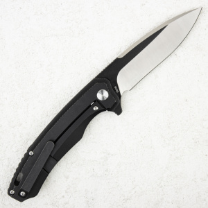 Нож QSP Woodpecker, Bohler M390 Satin, Titanium Black - складной туристические ножи из стали Нож QSP Woodpecker, Bohler M390 Satin, Titanium Black - складной туристические ножи из стали