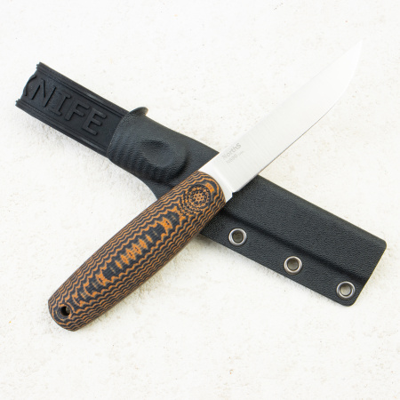 Нож OWL North S F, N690 Cryo, G10 Black/Orange Handle, Kydex