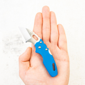 Нож Cold Steel Mini Tuff Lite, 4116, Griv-Ex Blue, 20MTB - складной туристические ножи из стали Нож Cold Steel Mini Tuff Lite, 4116, Griv-Ex Blue, 20MTB - складной туристические ножи из стали