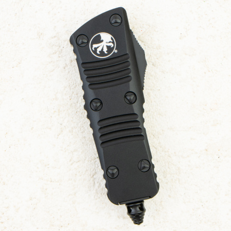 Нож Microtech Mini Troodon Hellhound, Tactical, M390, Aluminum Black, 819-1 TS, (Signature Series) Нож Microtech Mini Troodon Hellhound, Tactical, M390, Aluminum Black, 819-1 TS, (Signature Series)