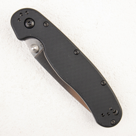 Нож Ontario Rat 2, AUS-8, Satin, Black Nylon, 8860