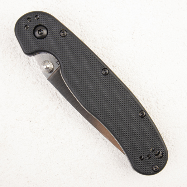 Нож Ontario Rat 2, AUS-8, Satin, Black Nylon, 8860