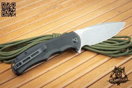 Нож CIVIVI Praxis, Damascus, G10 Black Нож CIVIVI Praxis, Damascus, G10 Black - купить в интернет-магазине Blademan