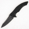 Нож Brous Blades T4 Flipper, D2 Acid Stonewash, G10 Black