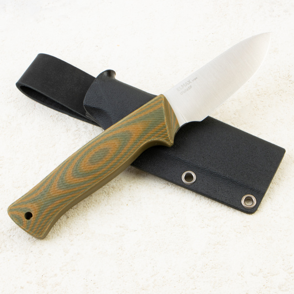 Нож OWL Ulula S F, Elmax Cryo, G10 Sand/Olive, Kydex