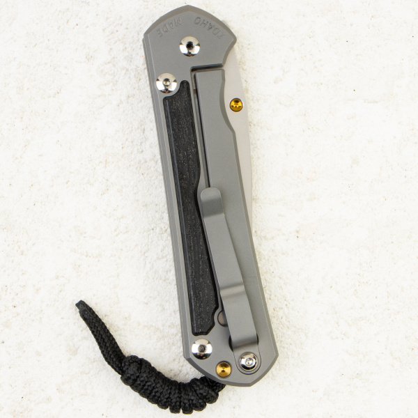 Нож Chris Reeve Large Sebenza 31 Inlay, CPM MagnaCut, Titanium/Bog Oak Handle, L31-1100