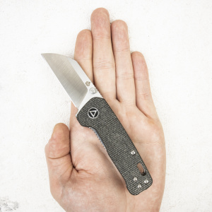 Нож QSP Penguin MINI, 14C28N, Micarta Dark Brown - складной туристические ножи из стали Нож QSP Penguin MINI, 14C28N, Micarta Dark Brown - складной туристические ножи из стали