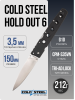 Нож Cold Steel Hold Out 6, S35VN, G10 Black, CS11G6 Нож Cold Steel Hold Out 6, S35VN, G10 Black, CS11G6