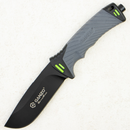 Ganzo Survival Knife, 7Cr17MoV, ABS, G8012-GY