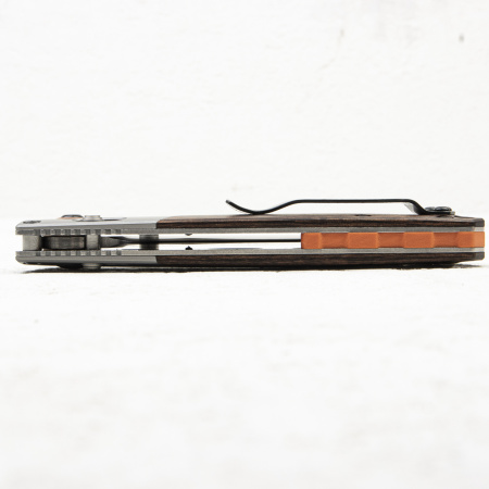 Нож Benchmade Mini Crooked River, 15085-2, CPM-S30V, Wood - купить в интернет-магазине Blademan