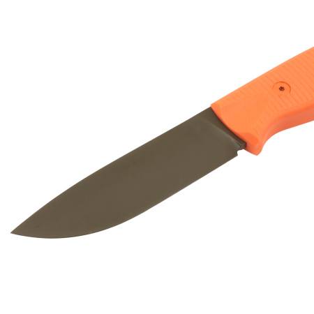 Нож HOT Knife Hoot, Cerakote OD Green, D2, G10 Orange Handle, Kydex