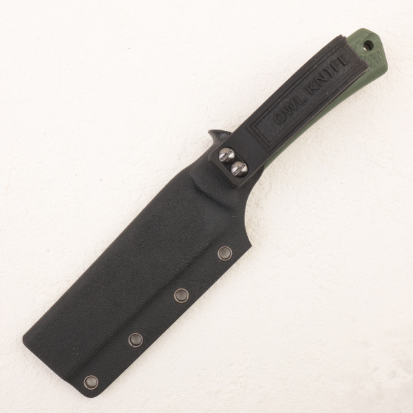 Нож OWL Barn S F, N690 Cryo, G10 Olive Handle, Kydex