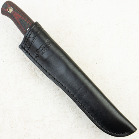 Нож Южный Крест Рыбацкий М, VG-10, Micarta Black/Red Handle, 213