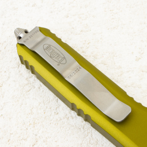 Нож Microtech Ultratech, Stonewash, M390, Aluminum Green, 121-10 OD