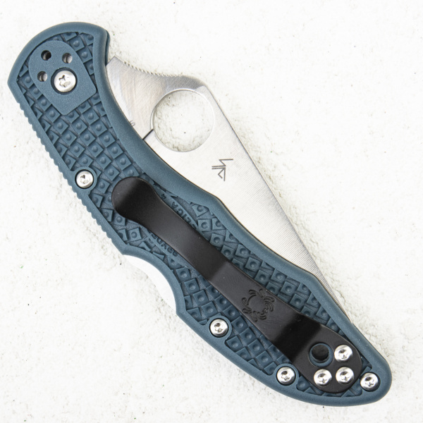 Нож Spyderco Delica 4, K390, FRN Blue, C11FPK390