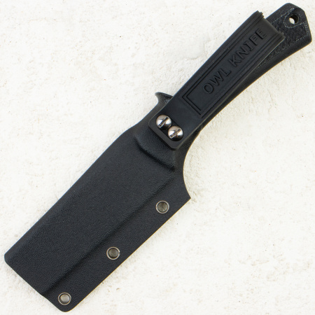 Нож OWL Barn XS F, N690 Cryo, Micarta Black, Kydex