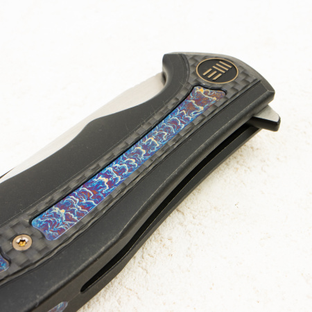 Нож WE Knife Zonda, CPM 20CV, Carbon / Flamed / Black Titanium Handle Нож WE Knife Zonda, CPM 20CV, Carbon / Flamed / Black Titanium Handle - купить в интернет-магазине Blademan