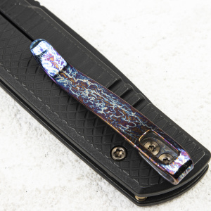 Нож WE Knife Charith, CPM 20CV, Ripple Patterned Black Titanium. LIMITED EDITION - складной туристические ножи из стали Нож WE Knife Charith, CPM 20CV, Ripple Patterned Black Titanium. LIMITED EDITION - складной туристические ножи из стали