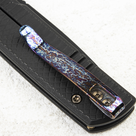 Нож WE Knife Charith, CPM 20CV, Ripple Patterned Black Titanium. LIMITED EDITION Нож WE Knife Charith, CPM 20CV, Ripple Patterned Black Titanium. LIMITED EDITION - купить в интернет-магазине Blademan