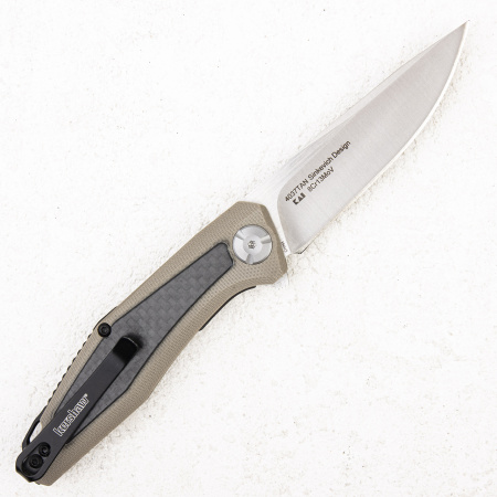 Нож Kershaw Atmos, 8Cr13MoV, G10/Carbon Tan, 4037TAN Нож Kershaw Atmos, 8Cr13MoV, G10/Carbon Tan, 4037TAN