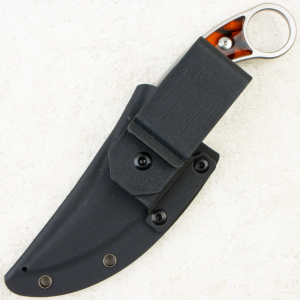 Нож QSP Viper, Stonewashed, 10Cr15MoV, Tortoise Resin Handle, QS166-C1