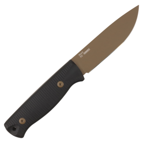 Нож HOT Knife Hoot, Cerakote Dark Earth, D2, G10 Black Handle, Kydex