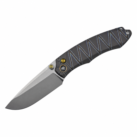 Нож Remette Wild Species, M390, Titanium Flame, Button Lock, WD108-N4