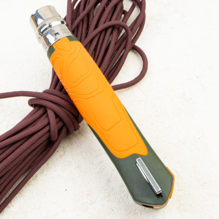 Нож Opinel №12 Explore, XC90, Plastic/Rubber Orange, 1974